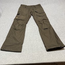 FJALLRAVEN Vidda Pro Ventilated Trousers Hiking Dark Olive Size Mens US 30