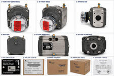 NEW Honeywell Elster G65/3.5M CTR Rotary Gas Meter 3500 ACFH Commercial NOS picture