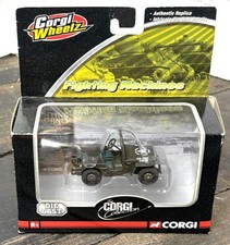 Corgi Wheelz Fighting Machines Willys MB 1/4 TON 4X4 Utility Jeep 20012 Die Cast picture