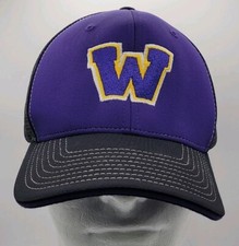 NCAA UW Washington Huskies Embroidered Purple FlexFit Hat Cap Richardson L / XL picture