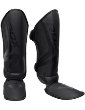 RDX T15 Noir Shin Instep Guards for Muay Thai, Kickboxing, MMA Training - LARGE picture