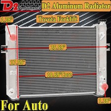 3 Row Forklift Radiator For Various Toyota Models 16410F210071 16420U350071 picture