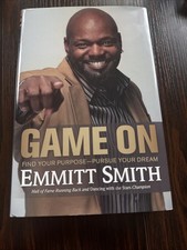 Autographed Emmitt Smith Dallas Cowboys Book “Game On” picture