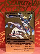 Pokemon Inspired Metal Card Omneon GX For Gift / Display picture
