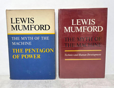 Lewis Mumford The Myth Of The Machine Pentagon Technics HCDJ Book Lot 1967 1970 picture