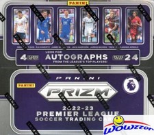 2022/23 Panini Prizm Premier League Soccer MASSIVE 24 Pack Retail Sealed Box picture