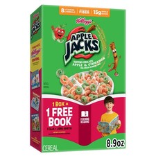 Kellogg's Apple Jacks Original Breakfast Cereal, 15g Whole Grains, 8.9 oz,,.USA picture