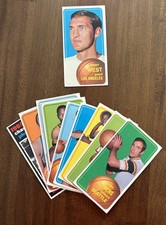 1970-1971 Topps Basketball Cards -  10 Different - Jerry West - Nice looking picture