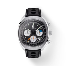 TISSOT Heritage 1973 Leather Strap Chronograph Men's Watch T1244271605100 picture