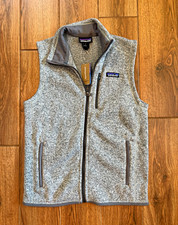 Patagonia Better Sweater Vest men S Gray Full Zip Sleeveless Pockets picture