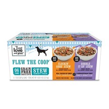 I AND LOVE AND YOU Wet Dog Food - Flew The Coop Variety Pack - Chicken + Turk... picture