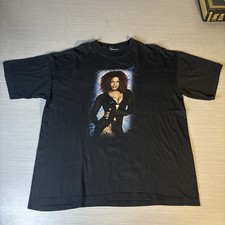 Vintage Janet Jackson The Velvet Rope 1998 T Shirt Men Size L Gray  picture