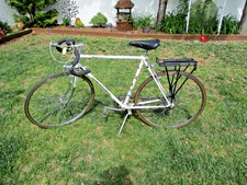Vintage 1980's Men's  Black White Peugeot Touring Bicycle Nice  picture