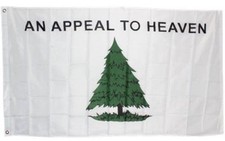 AN APPEAL TO HEAVEN Flag 3x5 ft Realistic Pine Tree American Revolution Liberty picture