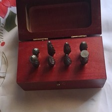 Carbide Rotary Burr Set Double Cut Assorted Shapes 1/2in Head 1/4in Shank picture