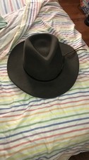 Indiana Jones 1984 Stetson Wool Fedora Hat Wide Brim Size ? picture