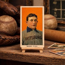 Vintage-Style Souvenir • Honus Wagner T206 Piedmont Back Inspired Novelty Card picture