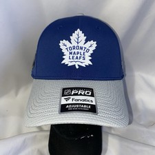 Toronto Maple Leafs 2020 Locker Room Hat Fanatics Blue/Gray Snapback NHL NWT picture