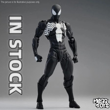 CT Toys Messtoys Symbiote Spider-Man Black Spider Action Figure Boxed -24h Ship picture