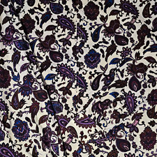 Tasso ELBA Men's Cotton Paisley Button-Front Point Collar Long Sleeve Shirt M picture