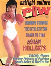 Pow Magazine #2 (1996: Draculina Publishing) Catfight Cinema picture