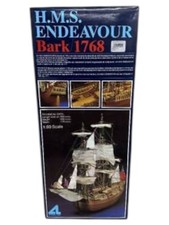 Vintage Artesania Latina HMS Endeavour 1:60 Wood Ship Model Kit Unstarted picture