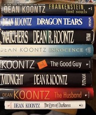 Dean Koontz lot of 8 Hardcover (5 that are 1st editions) picture