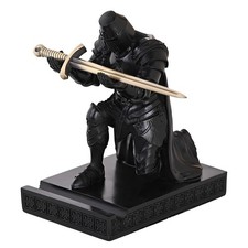 NCQIXIAO Medieval Templar Knight Pen Holder Desk Organizer Black picture