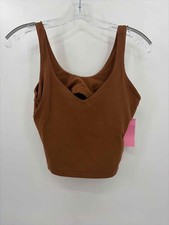 Pre-Owned Lululemon Brown Size 6 Cropped Athletic Tank picture