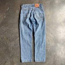 VTG Levi's 505 XX Jeans Straight Leg Made In USA Red Tab 90s Sz 33x30 Fits 30x29 picture