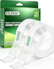 EZlifego Heavy Duty Invisible Bond Nano Double Sided Mounting Tape, 2-Pack picture