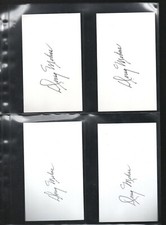 (10) DOUG MOHNS AUTOGRAPHED/AUTO/SIGNED/HAND-SIGNED INDEX CARD 3x5 picture