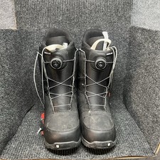 Burton Highline BOA Snowboard Boots Mens 12 Black Imprint 1 Insulated Warm picture