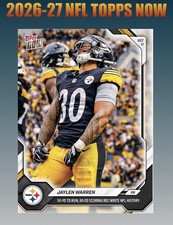 💥2026 Topps Now NFL #56💥JAYLEN WARREN - Steelers - Presale picture