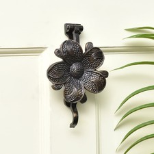Antique Sunflower Iron Door Knocker 6.25