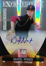 2011 Panini Donruss Daniel Norris Autograph Extra Edition /759 Baseball Card picture