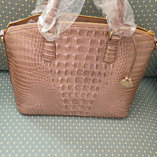 Brahmin Duxbury Satchel Moonscape Gold Hardware Zip Top picture