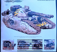 Fellblade Super-Heavy Tank Battle w/ Laser Destroyers + Heavy Bolters 40K 30K picture