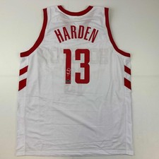 Facsimile Autographed James Harden Houston Red Reprint Jersey Size Men's XL picture