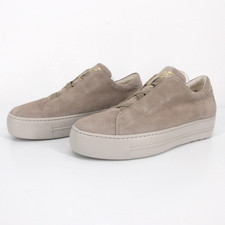 Paul Green Dante Suede Platform Sneakers Womens US 8 UK 5.5 Safari Grey Shoes picture
