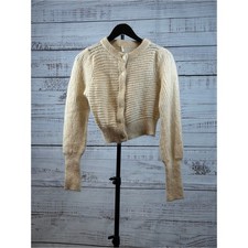 Wilfred Cream Ribbed Button Cardigan picture