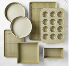 Williams Sonoma Goldtouch Pro Nonstick Bakeware Set 9 Pc Baking Pans Cookware picture