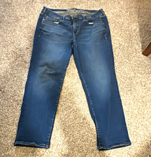 Torrid Women’s Boyfriend Jeans Size 14 Blue Denim Stretch 5-Pocket Solid picture