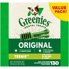 GREENIES Original TEENIE Natural Dental Dog Treats Pack of 130 picture
