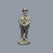 Oliver Hardy Pewter Figure Gallo Daley 1990 Vintage Figurine 2.75