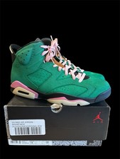 4300) Nike Air Jordan 6 VI Retro Denim Custom Malcolm Garret Watermelon Size 14 picture