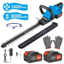 22Inch Cordless Hedge Trimmer Cordless Electric Hedge Trimmer with 2 24V Battery picture