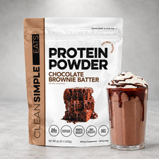 Clean Simple Eats Whey Protein Powder, Chocolate Brownie 30 Serving - NEW SEALED picture