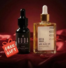 Original Goda Silk Body Oil + 1 FREE Pheromone Perfume 15ml - Set Bundle picture