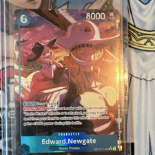 Bandai One Piece Card Game Edward.Newgate Character Foil OP17-040 8000 ENG picture